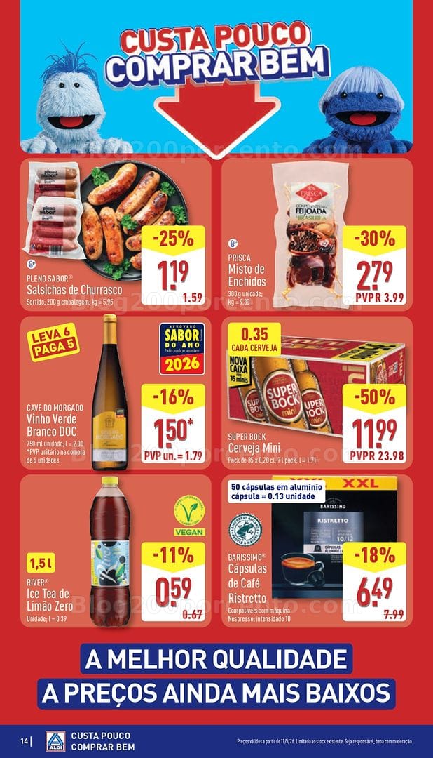 Antevisão Folheto ALDI Promoções de 11 a 17 maio